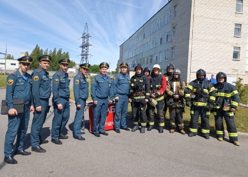 В филиале ЦКБМ-2 прошли пожарно-тактические учения